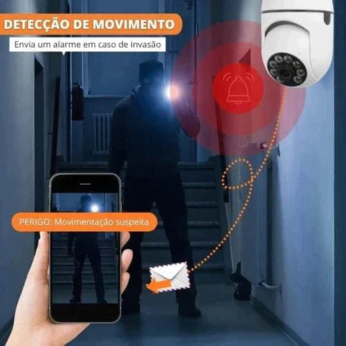 Câmera de Segurança Full HD Wi-Fi Inteligente 360